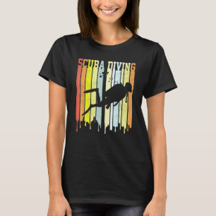 Amazing Cool Text Strips Vintage Retro Scuba Divi T-Shirt