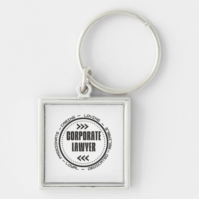 Amazing Corporate Lawyer Key Ring (Front)