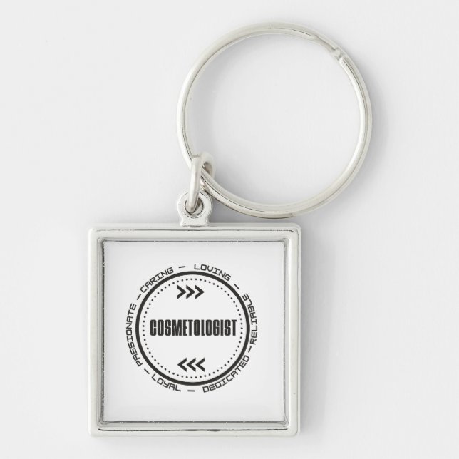 Amazing Cosmetologist Key Ring (Front)