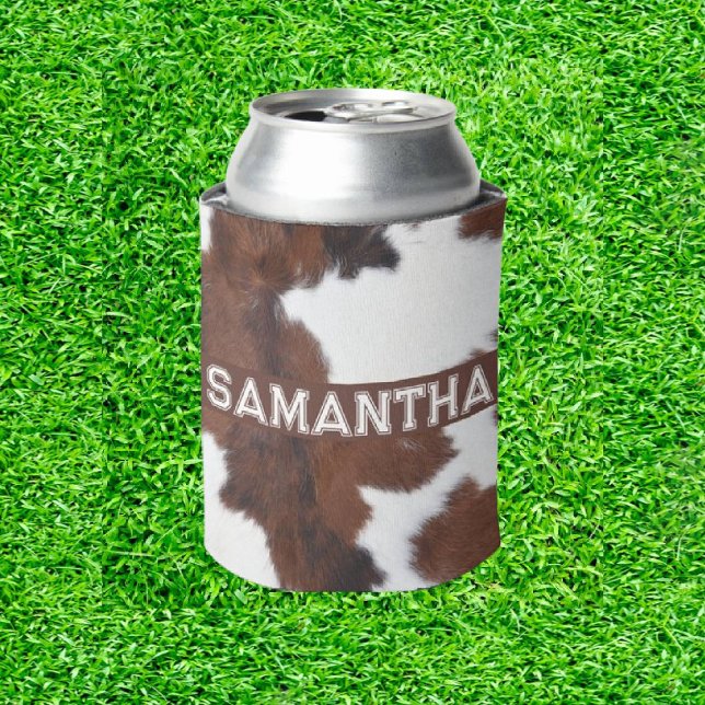  Amazing Cow Print Golf Balls Can Cooler (Swing in Style, Stand Out with Cowhide!)