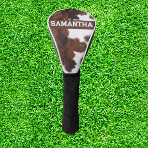 Amazing Cow Print Golf Head Cover