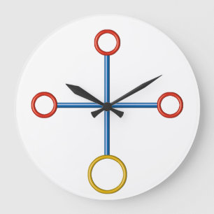 amazing CROSS Large Clock