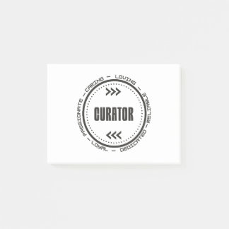 Amazing Curator Post-it Notes