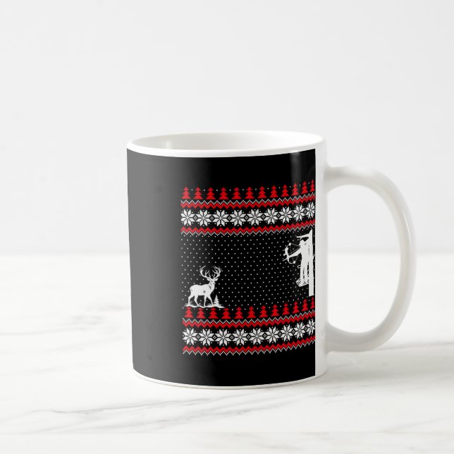 Amazing Cute Funny Duck Hunter Deer Hunting Ugly C Coffee Mug (Right)