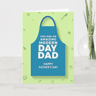 Amazing Dad Apron Fathers Day Card
