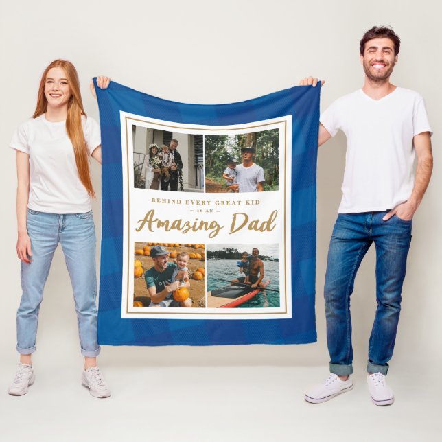 Amazing Dad Fleece Blanket (In Situ)