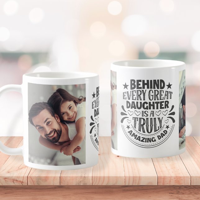 Amazing Dad Personalised Photo Collage Coffee Mug (Creator Uploaded)