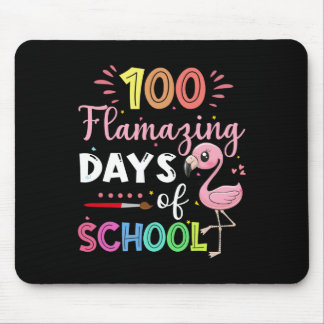 Amazing Days Of School Cute Flamingo Student Teach Mouse Pad