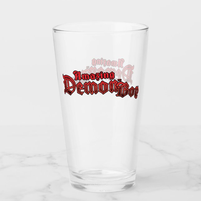 Amazing Demon Boy  Glass (Front)