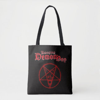Amazing Demon Boy Logo & Pentagram Tote Bag