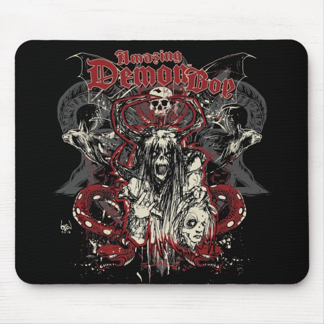 Amazing Demon Boy Rise of the Demon Mouse Pad (Front)