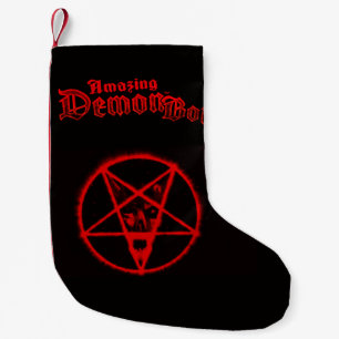 Amazing Demon Boy Soul Black Small Christmas Stocking