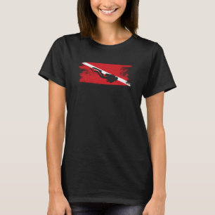 Amazing Diving Flag Scuba Diving Underwater Diver T-Shirt