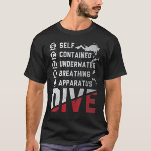 Amazing Diving Under Water Scuba Dive Scuba Diver T-Shirt