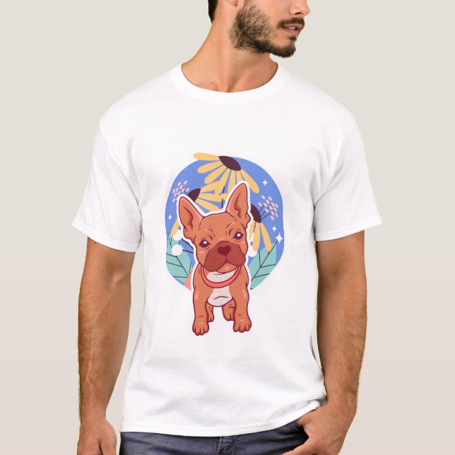 Amazing Dog Cartoon Character  T-Shirt (Front)