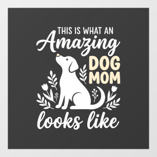 Amazing Dog Mum Floral Dog Lover
