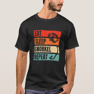 Amazing Eat Sleep Snorkel Repeat Scuba Diver Divin T-Shirt