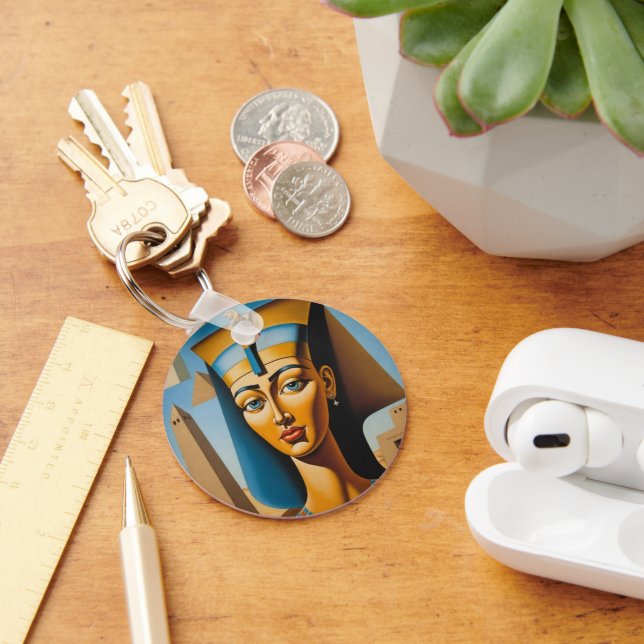 Amazing Egyptian Queen Key Ring (Desk)