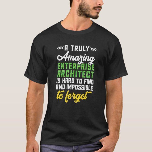 Amazing Enterprise Architect Computer Scientist Da T-Shirt (Front)
