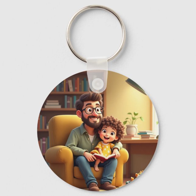 Amazing father day key ring (Front)