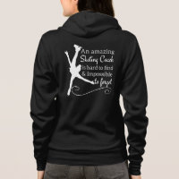 Amazing figure skating coach jacket - black white