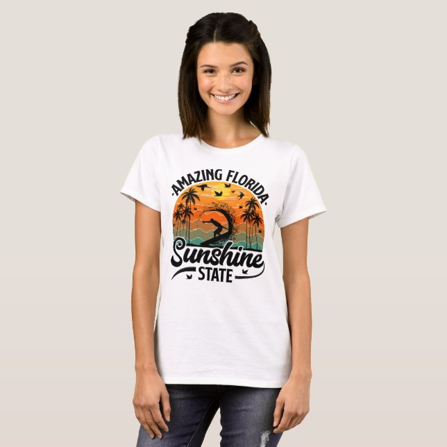 Amazing Florida sunshine state T-Shirt (Front Full)