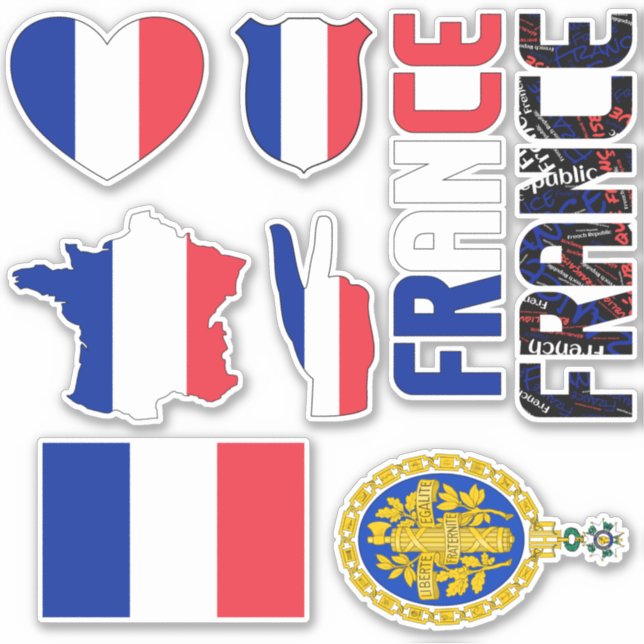 Amazing France Shapes National Symbols (Front)