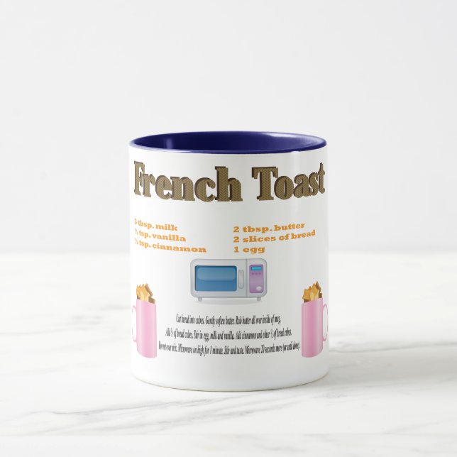 Amazing French Toast Funny Recipe Mug (Center)