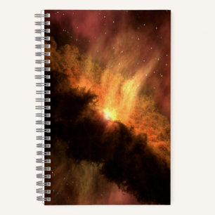AMAZING GALAXY WITH BRIGHT STARS NOTEBOOK