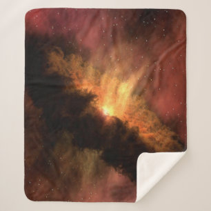 AMAZING GALAXY WITH BRIGHT STARS SHERPA BLANKET