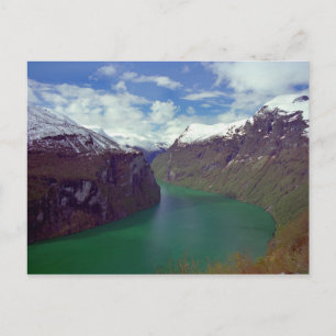 Amazing Geiranger Fjord Postcard