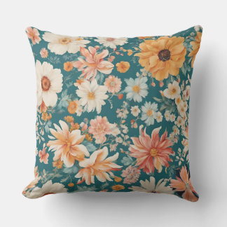 Amazing Gentle Summer Flowers Cushion