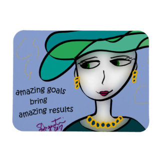 AMAZING GOALS BRING AMAZING RESULTS MAGNET