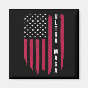 Amazing Going Out Made In USA Black American Flag Magnet