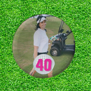 Amazing Golf lady Party Paper Plate
