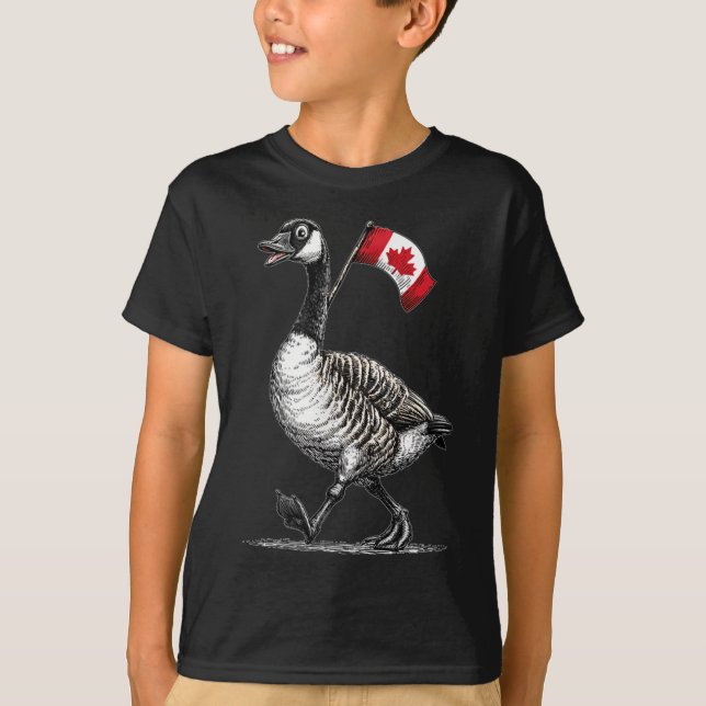 Amazing Goose Graphic For Canada Lovers  T-Shirt (Front)