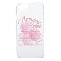Amazing Grace Beautiful Pink Rose Typography