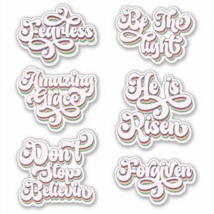 Amazing Grace Christian Believer Vinyl Sticker