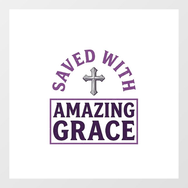 Amazing Grace Christian Cross Vintage (Sheet)