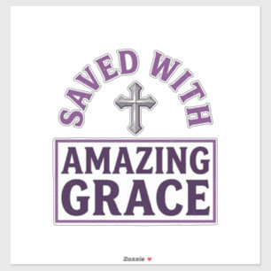 Amazing Grace Christian Cross Vintage
