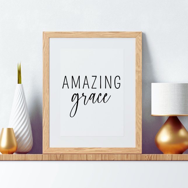 Amazing Grace Christian Poster (Creator Uploaded)