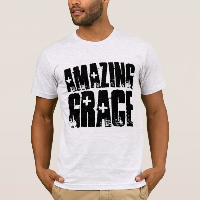 AMAZING GRACE, Christian T-Shirts (Front)