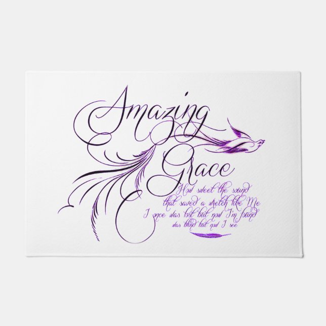 Amazing Grace   Doormat (Front)