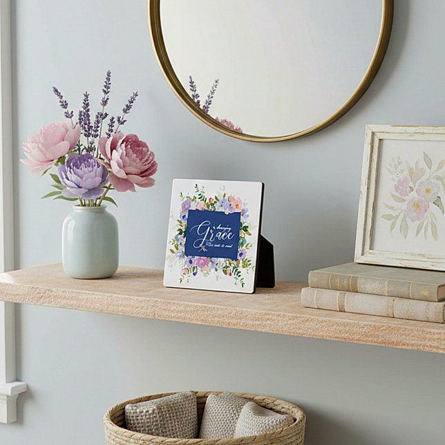 Amazing grace floral   plaque (Creator Uploaded)