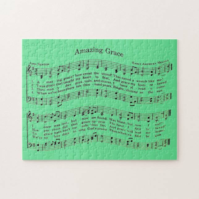 AMAZING GRACE JIGSAW PUZZLE (Horizontal)