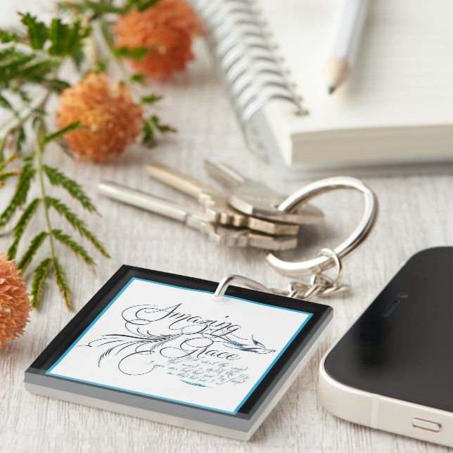 Amazing Grace Key Ring (Front Right)