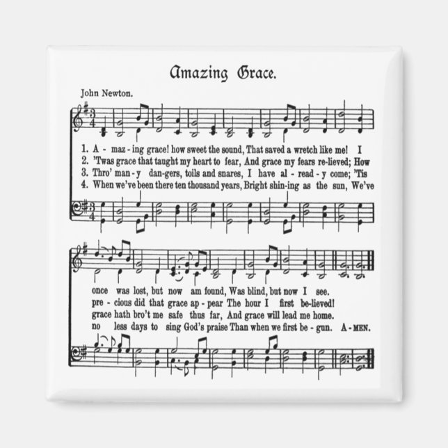 AMAZING GRACE-MAGNET MAGNET (Front)