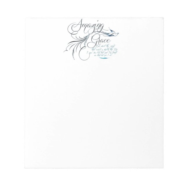 Amazing Grace Notepad (Front)