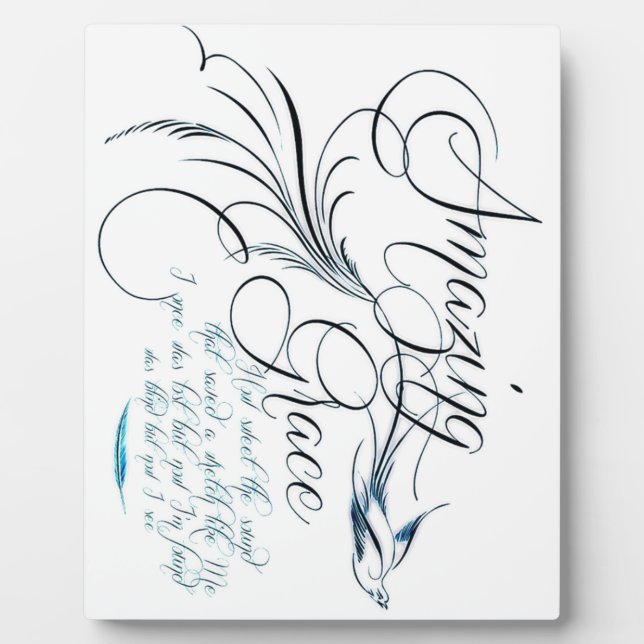 Amazing Grace Plaque (Front)