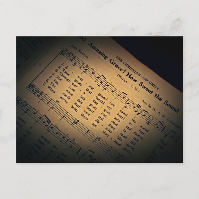 Amazing Grace Post Card (Front)